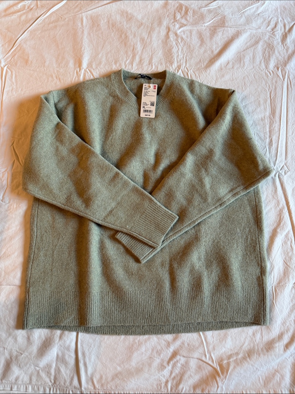 Women’s Crewneck Sweater in Sage Green